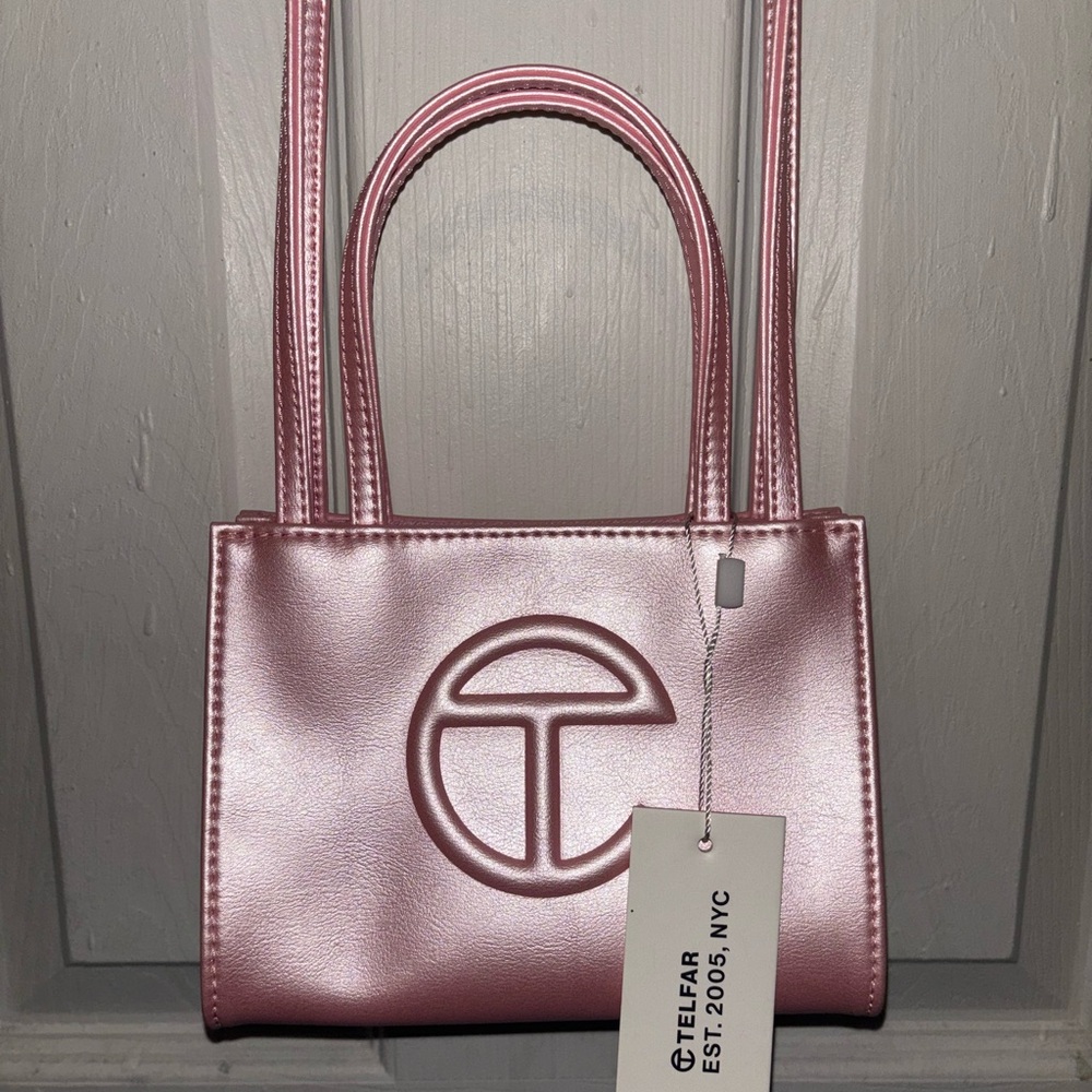 Telfar small shopping bag in Ballerina